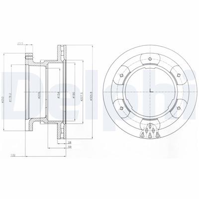 DELPHI BG9069 EAN: 5012759440018.