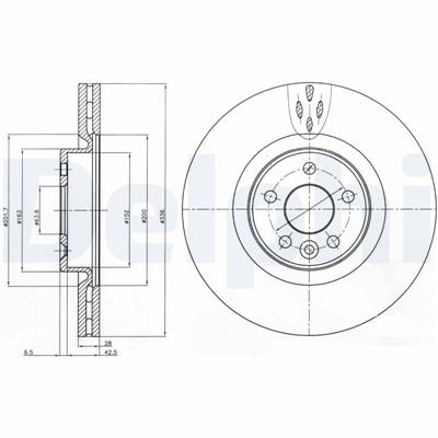 DELPHI BG9077C EAN: 5012759531136.