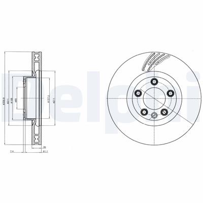 DELPHI BG9100C EAN: 5012759531259.