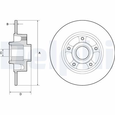 DELPHI BG9137RS EAN: 5012759535301.