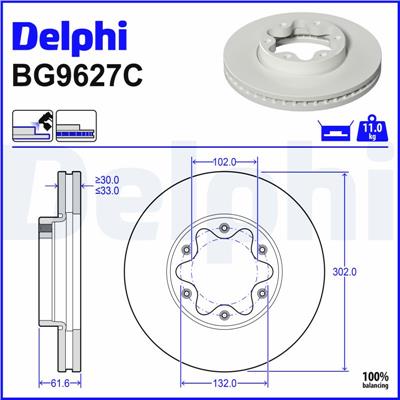 DELPHI BG9627C EAN: 5012759628522.