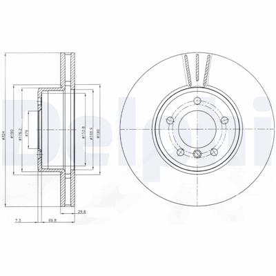 DELPHI BG9871C EAN: 5012759531853.
