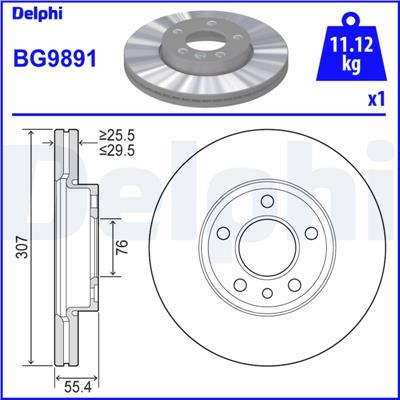 DELPHI BG9891 EAN: 5012759359822.