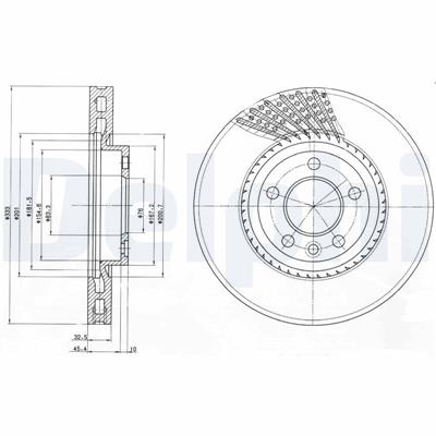 DELPHI BG9892 EAN: 5012759370346.