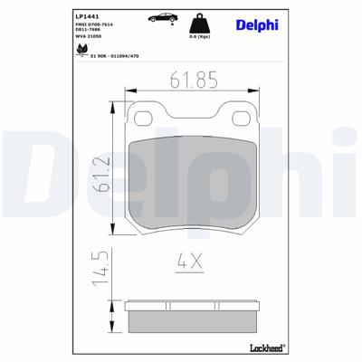 DELPHI LP1441 EAN: 5012759094150.