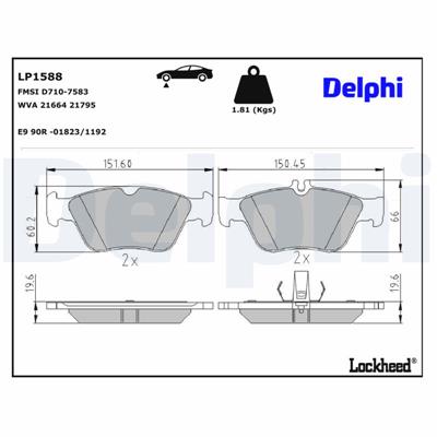 DELPHI LP1588 EAN: 5012759121504.