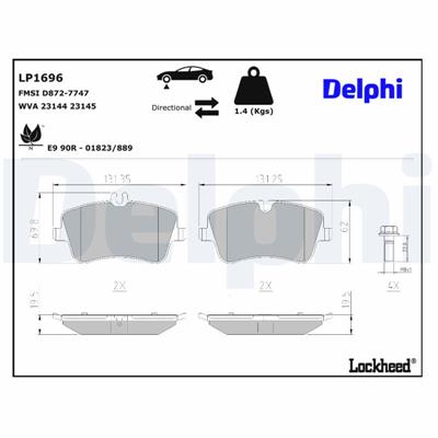 DELPHI LP1696 EAN: 5012759158845.