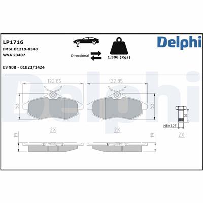 DELPHI LP1716 EAN: 5012759226131.