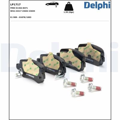 DELPHI LP1717 EAN: 5012759226148.