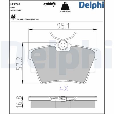 DELPHI LP1745 EAN: 5012759227183.