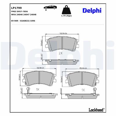 DELPHI LP1799 EAN: 5012759231494.