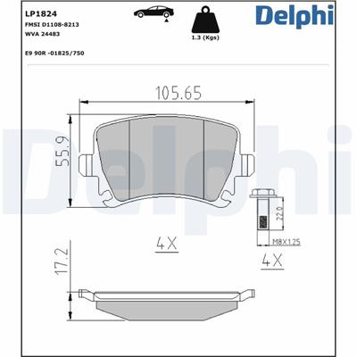 DELPHI LP1824 EAN: 5012759237816.