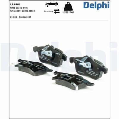 DELPHI LP1861 EAN: 5012759281413.