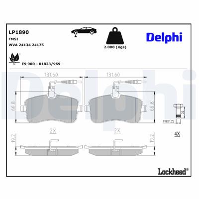 DELPHI LP1890 EAN: 5012759309285.