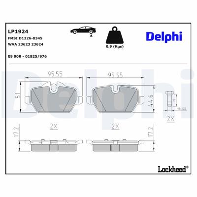 DELPHI LP1924 EAN: 5012759360026.