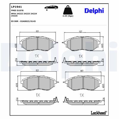 DELPHI LP1941 EAN: 5012759360194.