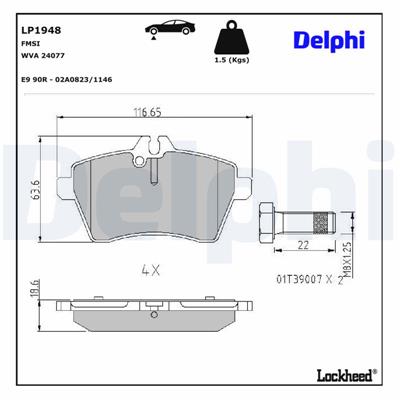 DELPHI LP1948 EAN: 5012759369623.