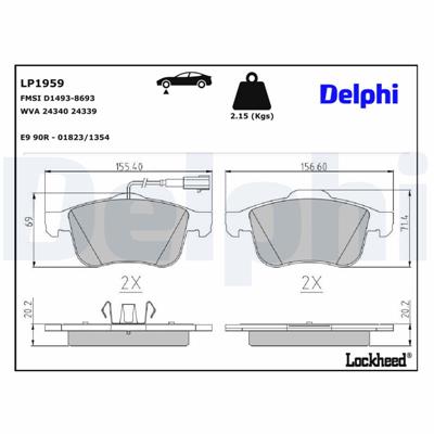 DELPHI LP1959 EAN: 5012759406342.