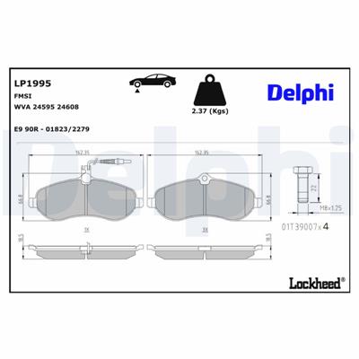 DELPHI LP1995 EAN: 5012759416235.