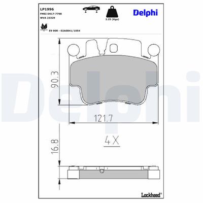 DELPHI LP1996 EAN: 5012759406410.