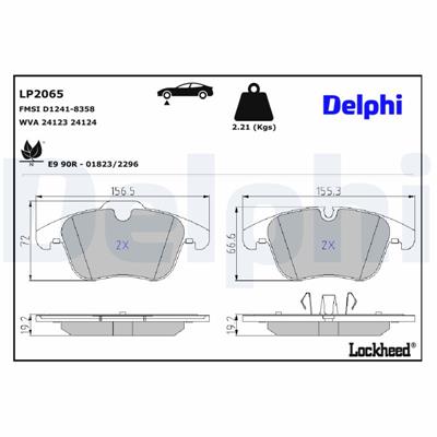 DELPHI LP2065 EAN: 5012759417720.
