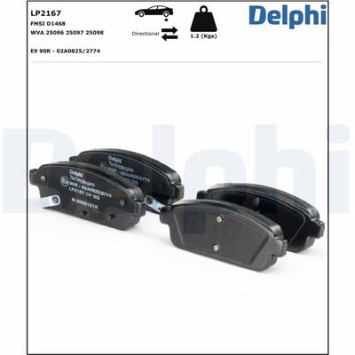 DELPHI LP2167 EAN: 5012759438459.