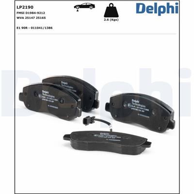DELPHI LP2190 EAN: 5012759449721.
