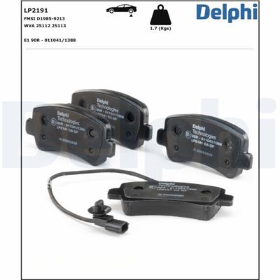 DELPHI LP2191 EAN: 5012759449738.