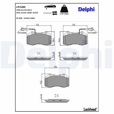 DELPHI LP2280 EAN: 5012759467480.