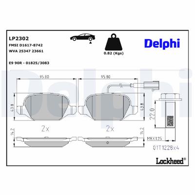 DELPHI LP2302 EAN: 5012759468449.