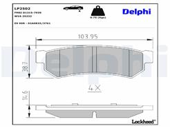 DELPHI LP2502