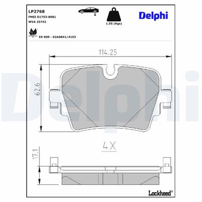DELPHI LP2768