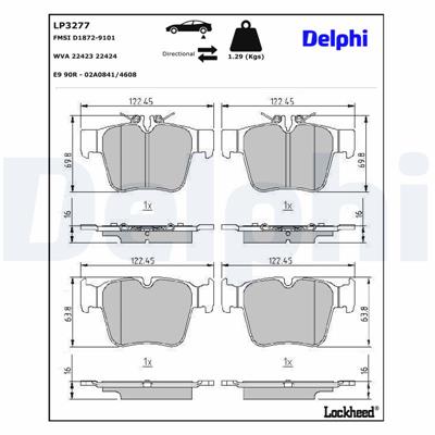 DELPHI LP3277 EAN: 5012759540022.