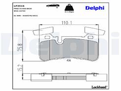 DELPHI LP3516