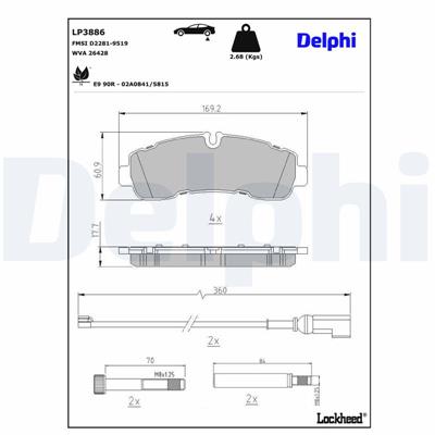 DELPHI LP3886