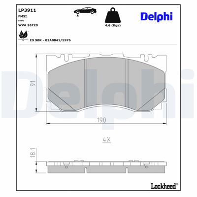 DELPHI LP3911