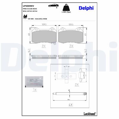 DELPHI LP5009EV