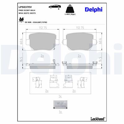 DELPHI LP5037EV