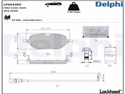 DELPHI LP5043EV