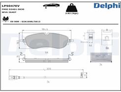 DELPHI LP5047EV