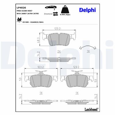 DELPHI LP5059EV EAN: 5012759596951.