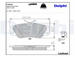 DELPHI LP848
