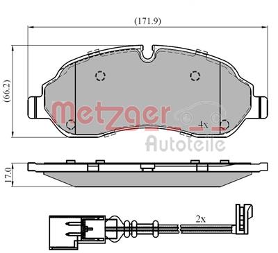 METZGER 1170814 Číslo výrobce: 22034. EAN: 4250032690373.