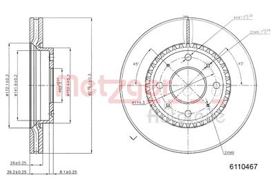 METZGER 6110467 EAN: 4250032642655.