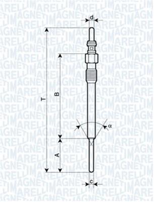 MAGNETI MARELLI 062900090304 Číslo výrobce: UY19A. EAN: 8001063632933.