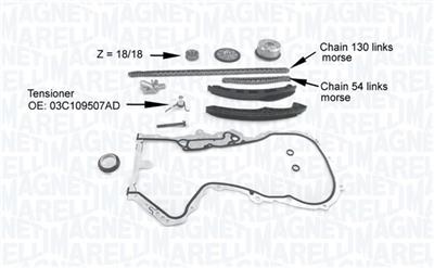 MAGNETI MARELLI 341500001210 Číslo výrobce: MCK1210. EAN: 8050947031973.