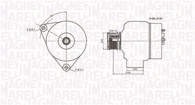 MAGNETI MARELLI 063731209010 Číslo výrobce: MQA1209. EAN: 8001063798752.