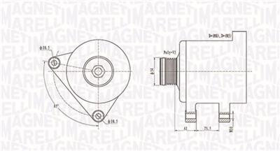 MAGNETI MARELLI 063731559010 Číslo výrobce: MQA1559. EAN: 8001063929781.