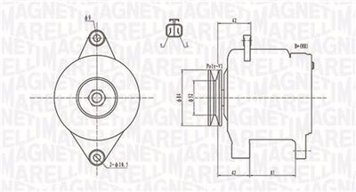 MAGNETI MARELLI 063731615010 Číslo výrobce: MQA1615. EAN: 8001063746043.