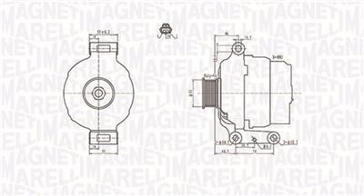 MAGNETI MARELLI 063731636010 Číslo výrobce: MQA1636. EAN: 8001063919836.